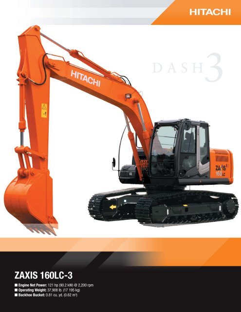 ZAXIS 160LC-3 - Hitachi