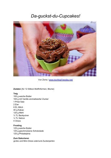 Zorras Da-guckst-du Cupcakes - im Tchibo Blog