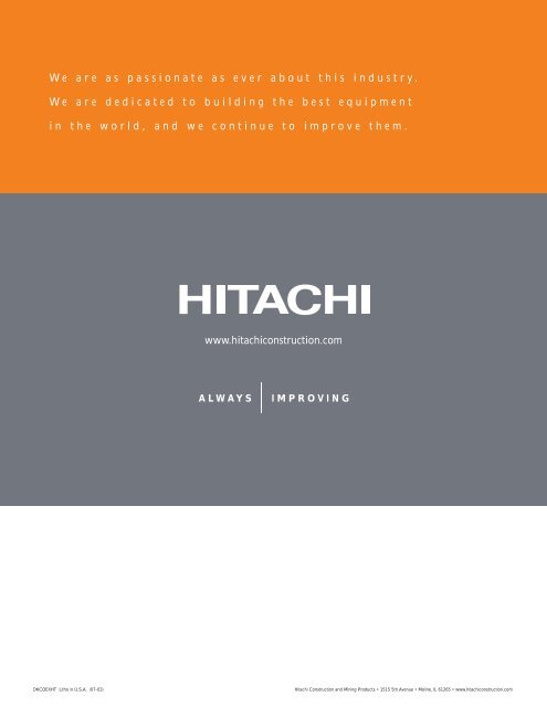 Brochure - Hitachi