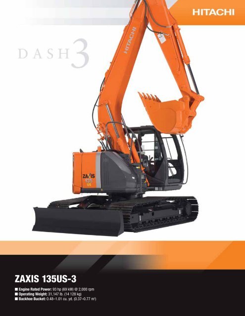 ZAXIS 135US-3 - Hitachi