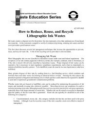 How to Reduce, Reuse, and Recycle Lithographic Ink Wastes