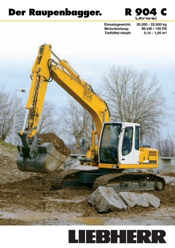 Technische Beschreibung R 904 C Litronic - Liebherr