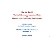 Rx for Peril - The Health Insurance Impact and Risks of Epidemic ...