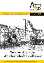 Infodienst #89 - Arbeitskreis Asyl Rheinland-Pfalz