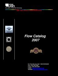 Flow Catalog 2007 - Lenox Laser