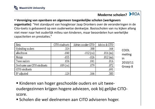 Dubbele CITO toets