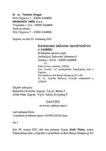 20111122 HUP Zahtjev za mirenje FIMA 22-11-2011.pdf