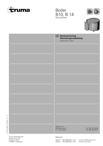 Truma Boiler m/230V 1993 - Neptus AS