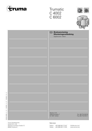 Trumatic C3402/ C4002 / C6002 1997 - Neptus AS