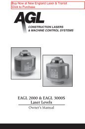 Manual (pdf) - New England Laser & Transit Company