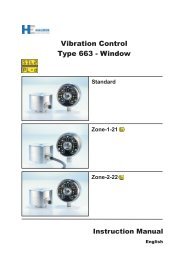 Vibration Control Type 663 - Window - Hauber-Elektronik GmbH