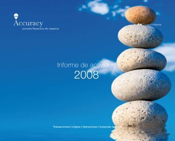 Informe de actividad - Accuracy