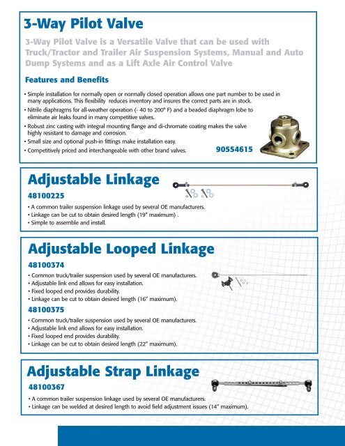 Suspension Products for Aftermarket Brochure - Haldex