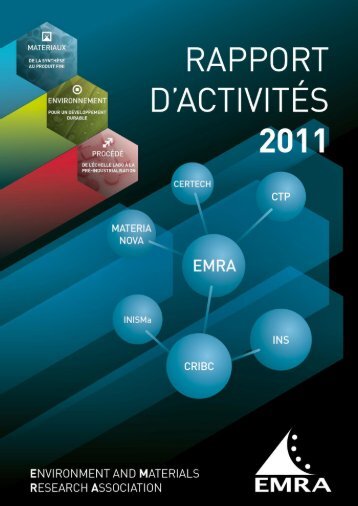 Rapport annuel EMRA 2011 - Certech