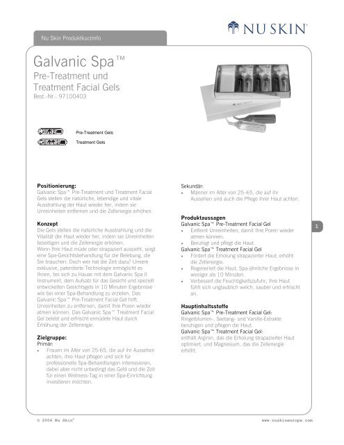 Galvanic Spa™ - TEAM GPN Europe