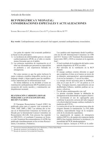 rCP PEDIÁTrICA y nEonATAL: ConSIDErACIonES ESPECIALES y ...