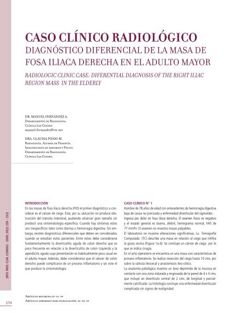 Anatomia patologica clinica las condes