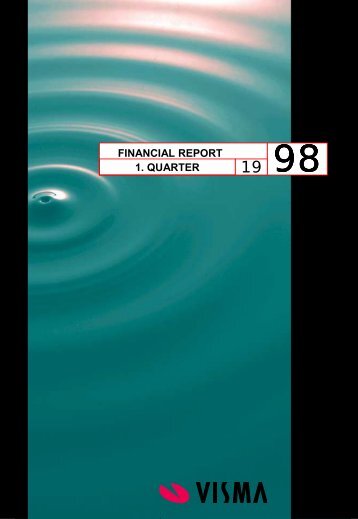 FINANCIAL REPORT 1. QUARTER - Visma