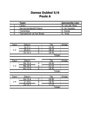 Klik hier voor de poule en wedstrijdindeling - Tennis Enschede ...