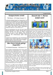 Ausgabe 7 - Fussballabteilung TSG Dissen