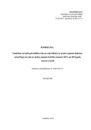 Nolikums - Naukseni.lv