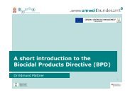 A short introduction to the Biocidal Products Directive (BPD)