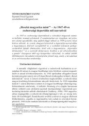 âHeszkÃ¡ magyarka mÃ¡mâ1 â Az 1947-49-es csehorszÃ¡gi ... - rodosz