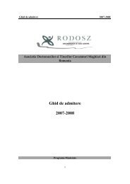 Ghid de admitere 2007-2008 - rodosz