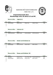 KREISSCHÃTZENVERBAND SOLTAU e.V. - KSV-Soltau