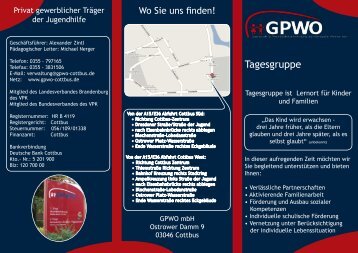 Tagesgruppe - GPWO