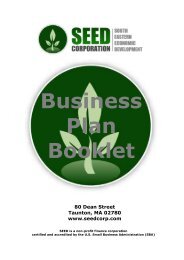 Business Plan Booklet (.pdf) - SEED Corp