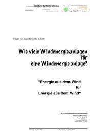 Wieviele Windenergieanlagen für eine ... - physicstoDot