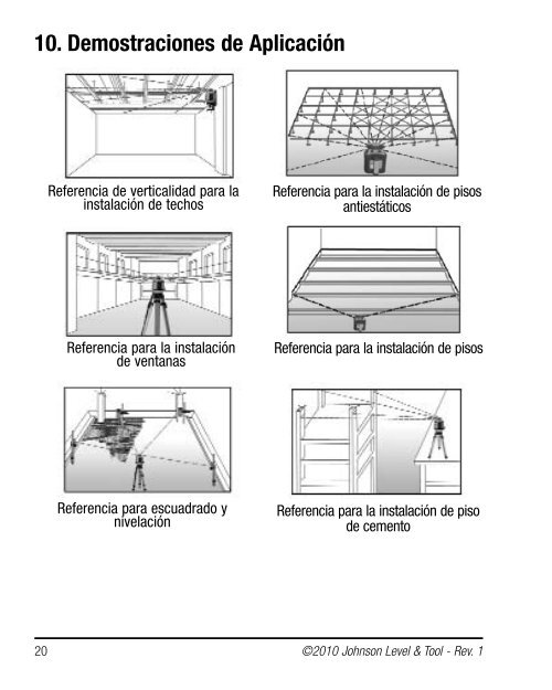 Manual de Instrucciones - Johnson Level