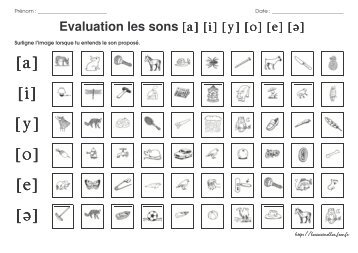 Evaluation : les sons - Les coccinelles