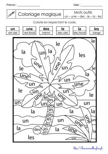 coloriage magique pronoms personnels les coccinelles