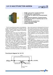 LH-10 MULTIFUNCTION MODEM - Hedin Tex GmbH