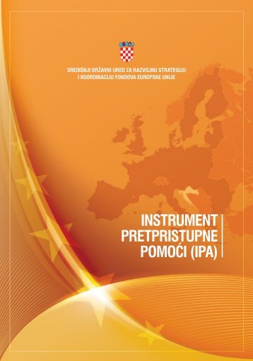 instrument pretpristupne pomoÄi (ipa) - Ministarstvo regionalnoga ...