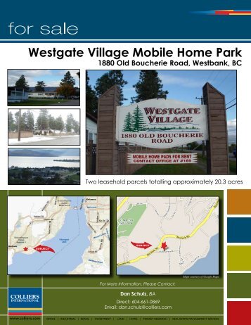 Westgate Village Mobile Home Park 1880 Old Boucherie Road ...