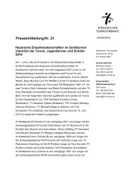 PressemitteilungNr. 21 - Hessischer Turnverband