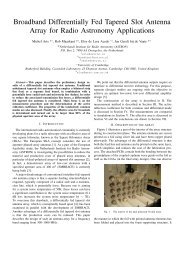 Broadband Differentially Fed Tapered Slot Antenna Array for Radio ...