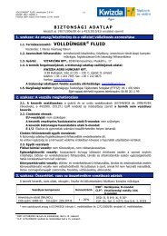 MSDS VolldÃ¼nger Fluid HU.pdf - Kwizda