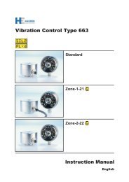 Vibration Control Typ 663 - Hauber-Elektronik GmbH