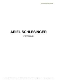 ARIEL SCHLESINGER - Galerija Gregor Podnar.