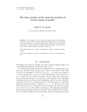 The basis number of the cartesian product of certain classes of graphs