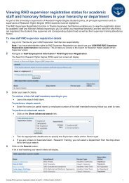 Viewing RHD supervision registration - Themis