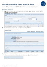 Cancelling or amending a leave request in Themis