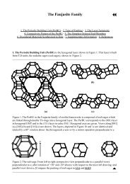 The Faujasite Family - IZA Structure Commission