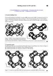 Building scheme for SFF and STF - IZA Structure Commission