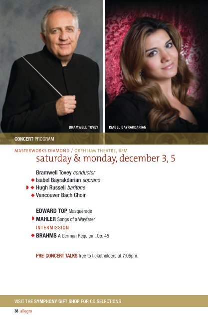 issue two - Vancouver Symphony Orchestra
