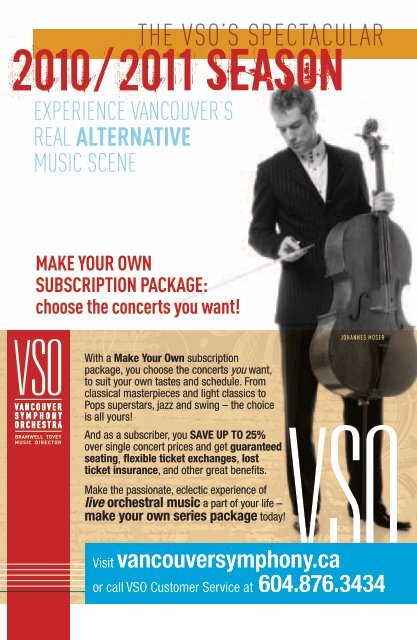 issue one - Vancouver Symphony Orchestra
